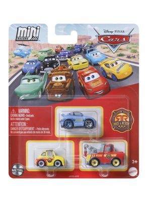 Pack 3 Autos de Carrera Rescate: Sally, Luigi y Mate