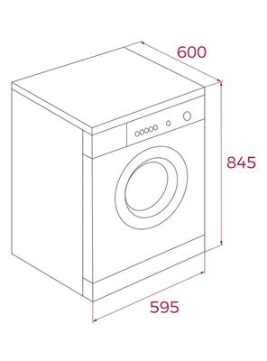 Imagen 2 del producto Secadora Frontal 8 Kg con Bomba de Calor SHK70840W Blanco