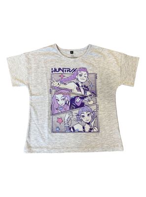 Polera Personajes Demon Hunters Niña