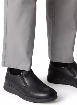 Zapato Casuala Slip On Calculta36062 Cuero Hombre