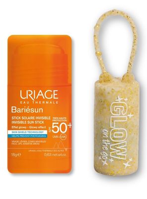 Protector Solar Bariésun Stick Invisible SPF50+ con Funda Glow 18g Uriage