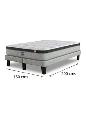 Imagen 2 del producto Cama Europea Dreamer Plus 2 Plazas Base Dividida + Respaldo
