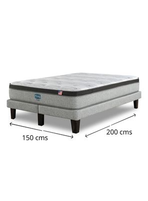 Imagen 2 del producto Cama Europea Dreamer Plus 2 Plazas Urbmg Base Dividida + Respaldo