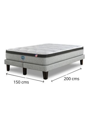 Imagen 2 del producto Cama Europea Dreamer Plus 2 Plazas Urbpl Base Dividida + Respaldo