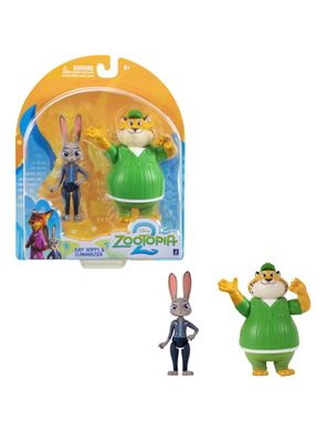 Set 2 Figuras de Acción Judy y Clawhauser Zootopia