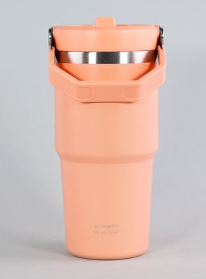 Imagen 2 del producto Botella Insulada con Mango Acero Inoxidable 590 ml Coral
