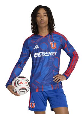 Camiseta de Fútbol Local Universidad de Chile Manga Larga