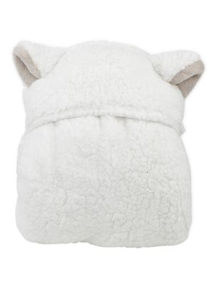 Imagen 2 del producto Frazada Poncho Sherpa Blanco