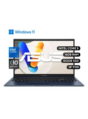 Imagen 2 del producto Notebook Vivobook 15 X1504VA-BQ4206W Intel Core 5 16GB RAM 512GB SSD 15.6'' 60Hz