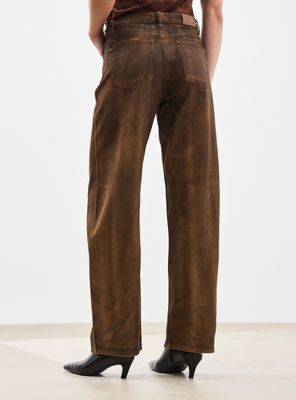 Imagen 2 del producto Jeans Barrel Wide Leg Efecto Coated