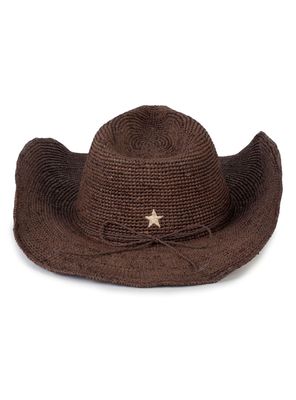 Imagen 2 del producto Sombrero Brown Raffia Square Cowboy