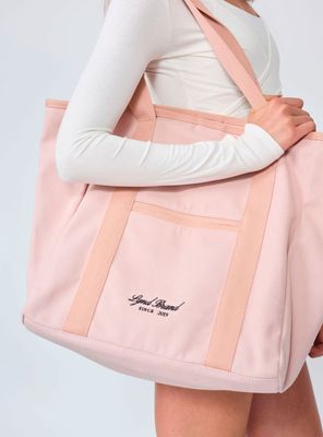 Cartera New Canvas Strap Tote Bag Pink