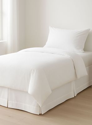 Imagen 1 del producto Faldón Básico Liso Blanco 220 Hilos King