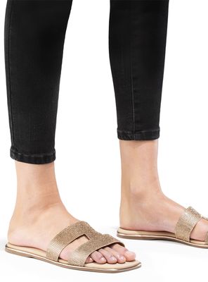 Sandalia Cuero Odeth 660533 Mujer