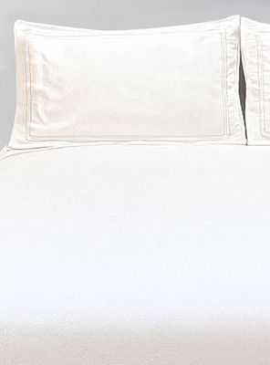 Imagen 1 del producto Cubrecama Algodón Bianca Blanco 1.5 Plazas