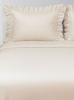 Cubrecama Algodón Vuelos Beige 2 Plazas