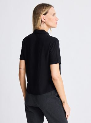 Imagen 2 del producto Blusa Manga Corta Estampado Cuello V