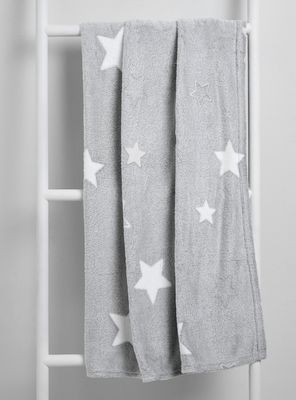 Imagen 1 del producto Manta Infantil Brilla en la Oscuridad 125 x 150 cm