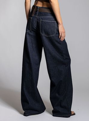 Imagen 2 del producto Jeans Wide Leg de Tiro Medio Josefa Azul R