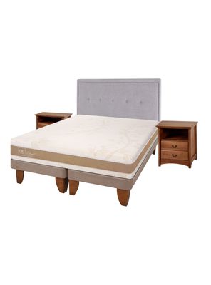 Cama Europea King Rilassati Infinity Base Dividida + Set Ganges