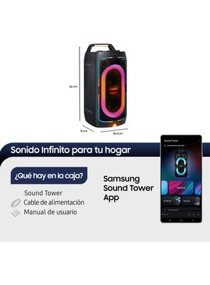 Imagen 2 del producto Parlante Bluetooth Sound Tower MX-ST40F 160W 2025