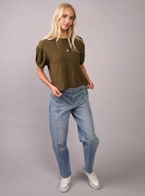 Imagen 2 del producto Polera Ae Relajada con Mangas Abombadas