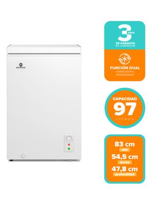 Imagen 2 del producto Freezer Horizontal Frío Directo 97 Litros H100 Función Dual