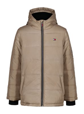 Imagen 1 del producto Parka con Logo en Manga Bicolor