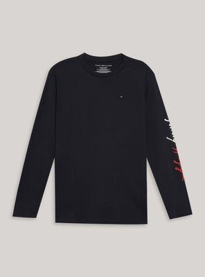 Imagen 1 del producto Polera Detalle Logo Script Color en Manga