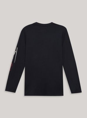 Imagen 2 del producto Polera Detalle Logo Script Color en Manga