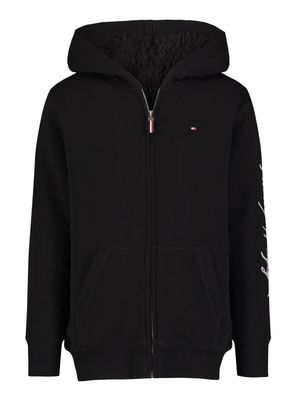 Imagen 1 del producto Polerón Capucha Detalle Logo Script en Manga Niño