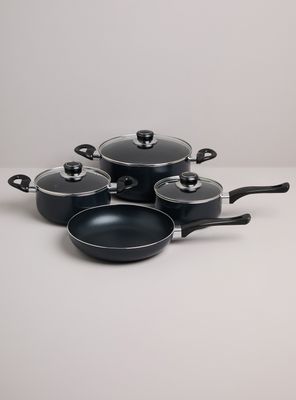 Batería de Cocina Aluminio Antiadherente 7 Piezas