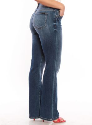 Imagen 2 del producto Jeans Recto Tiro Alto Pretina 2 Botones