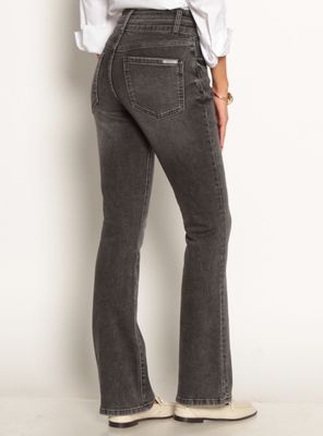 Imagen 2 del producto Jeans Flare Tiro Alto Pretina Media con 2 Botones