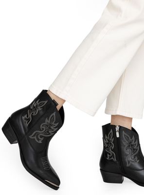 Botín Ashley 660702 Cuero  Mujer