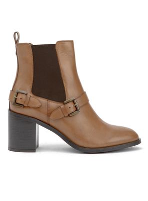 Imagen 2 del producto Botín Cuero Piarina 660968 Tostado Mujer