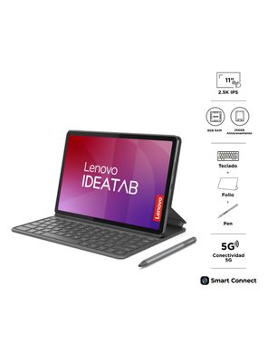 Imagen 2 del producto Tablet IdeaTab 8GB RAM 256GB SSD MediaTek D6300 11'' 2K 90Hz 5G Luna Grey + Teclado + Folio + Lápiz
