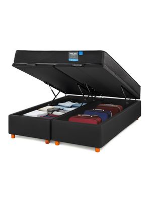 Cama Baúl Therapedic Plus 2 Plazas Base Dividida