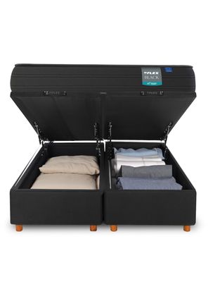 Imagen 2 del producto Cama Baúl Black 2 Plazas Base Dividida