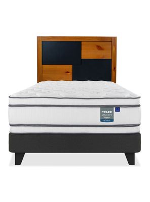 Imagen 2 del producto Cama Europea Majesty 1.5 Plazas Base Normal + Respaldo Colonia