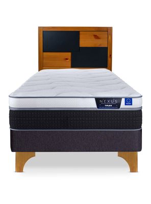 Imagen 2 del producto Cama Europea Nexus 1.5 Plazas Base Normal + Respaldo Colonia