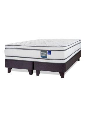 Cama Europea Majesty 2 Plazas Base Dividida Grafito