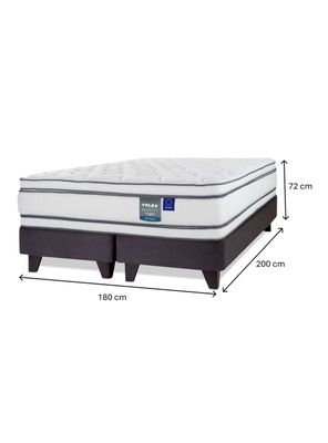 Imagen 2 del producto Cama Europea Majesty King Base Dividida Grafito