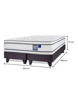 Imagen 2 del producto Cama Europea Majesty Súper King Base Dividida Grafito