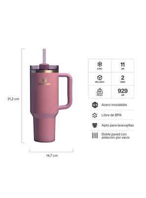 Imagen 2 del producto Vaso Quencher H2.0 Adventure Antique Pink 1.18 L