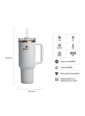 Imagen 2 del producto Vaso Quencher H2.0 Adventure Cream Moon 1.18 L