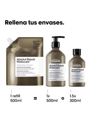 Imagen 2 del producto Refill Shampoo Reparación Molecular ARM 500ml