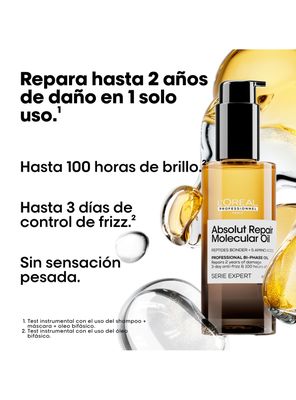 Imagen 2 del producto Set Reparación Molecular Shampoo + Aceite Bifásico ARM