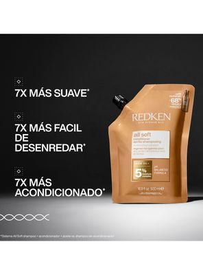 Imagen 2 del producto Acondicionador Hidratante All Soft Refill 500ml Redken