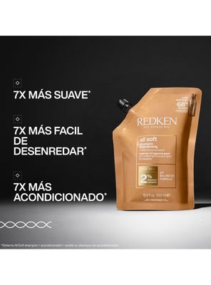 Imagen 2 del producto Shampoo Hidratante All Soft Refill 500ml Redken